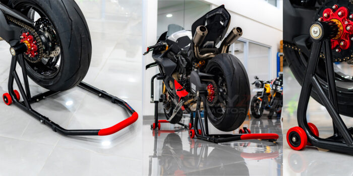 Kendmoto Paddock Single Arm V2: Solusi Khusus untuk Motor Bergaya dengan Single Sided Swing Arm!