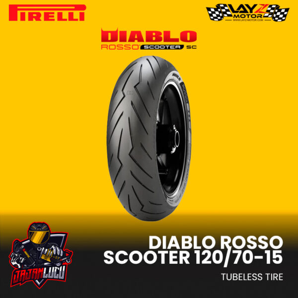 PIRELLI Diablo Rosso Scooter 120/70-15