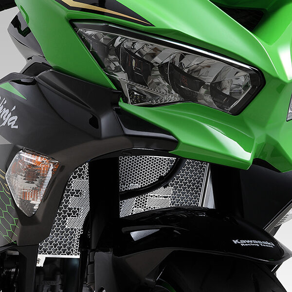 Second image of YOSHIMURA Radiator Guard Black Oxide Kawasaki ZX25R