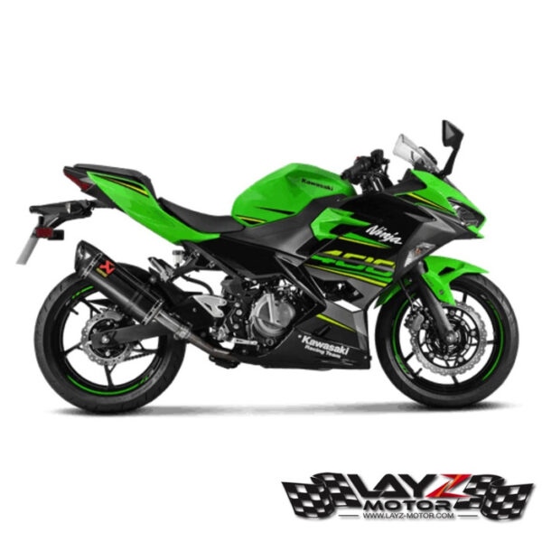Second image of AKRAPOVIC Kawasaki Ninja 250 2018 Slip On Carbon