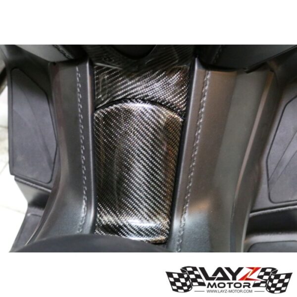 Second image of KABON YAMAHA X-MAX 250 2017-2022 CARBON LID FUEL PANEL COVER