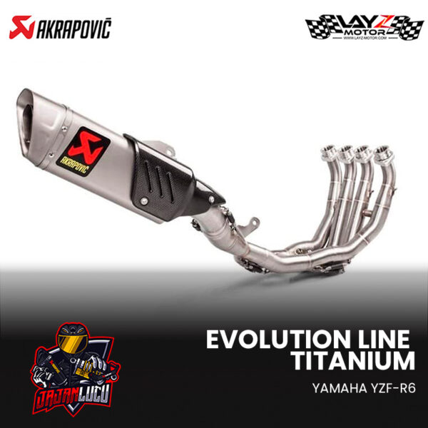 Akrapovic Evolution Line Titanium Full System Yamaha YZF-R6 2017+