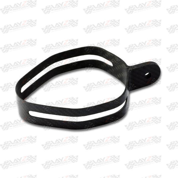 Second image of Akrapovic Muffler Clamp Carbon for ZX25R CBR250RR