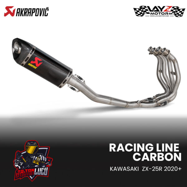 AKRAPOVIC Kawasaki ZX25R Line Carbon Full System