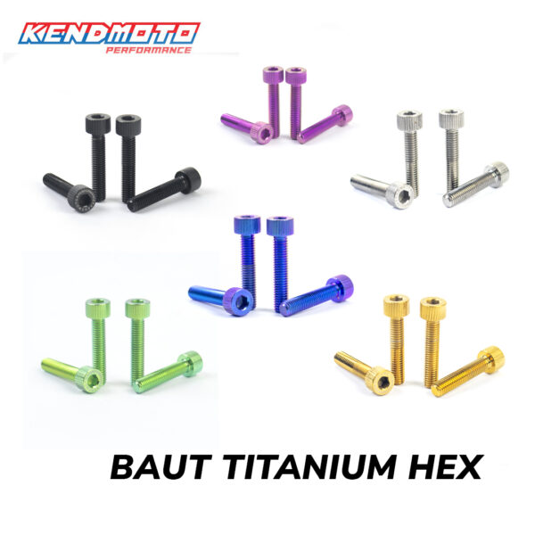 KENDMOTO BAUT TITANIUM HEX