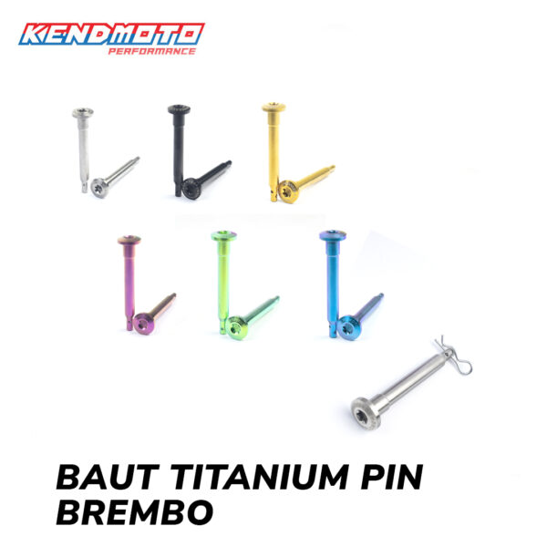 KENDMOTO BAUT TITANIUM PIN BREMBO