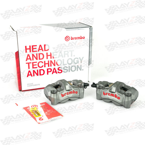 Brembo Kaliper M50 Grey Red Logo