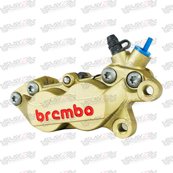 Second image of BREMBO Kaliper P4-30/34 Gold Red Logo (Right)