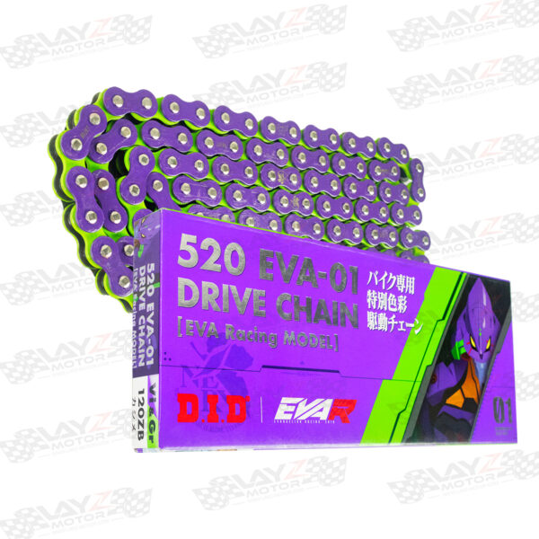 DID Rantai EVA-01 520-120L X-ring Limited Edition Evangelion CBR250RR Ninja250 R25 ZX25R