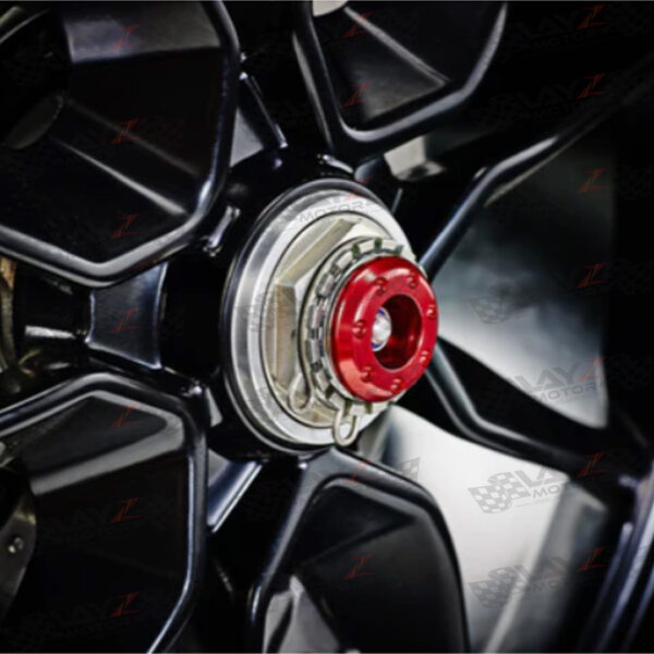 Second image of Evotech Rear Spindle Bobbins - Ducati 848 / Streetfighter 848