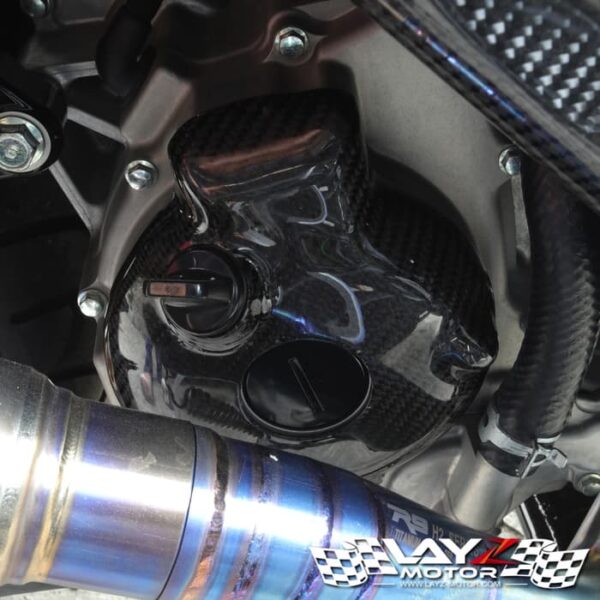 Second image of KABON YAMAHA X-MAX 250 2017-2022 CARBON ENGINE COVER