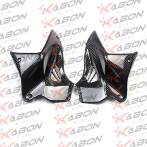 KABON X KAWASAKI H2 FRONT SIDE TANK PANEL COOLER DRY CARBON