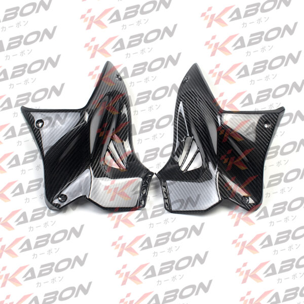 KABON X KAWASAKI H2 FRONT SIDE TANK PANEL COOLER DRY CARBON