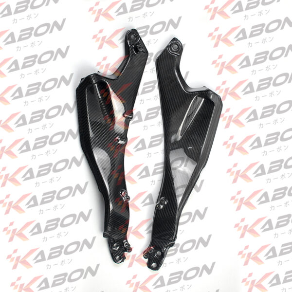 KABON X KAWASAKI H2 SEAT SIDE SUBFRAME PANEL DRY CARBON