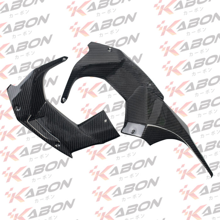 KABON X KAWASAKI H2 UPPER DASHBOARD INTAKE COVER DRY CARBON