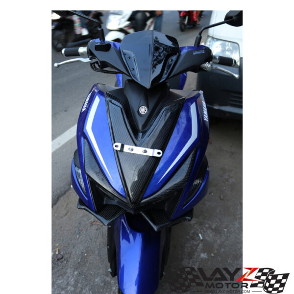 Second image of KABON Yamaha AEROX 155 Cover Kedok Depan Carbon