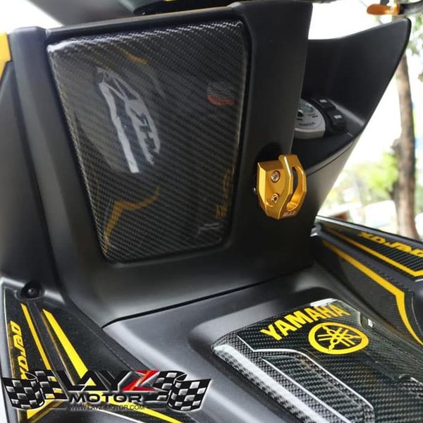 Second image of KABON YAMAHA AEROX / NVX 155 2021-2023 CARBON COVER LACI