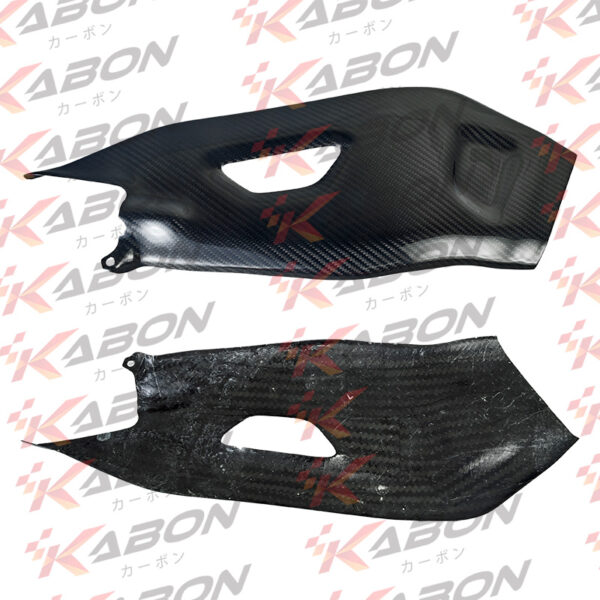 Second image of Kabon X Yamaha R1 2015-2022 Dry Carbon Swing Arm Cover