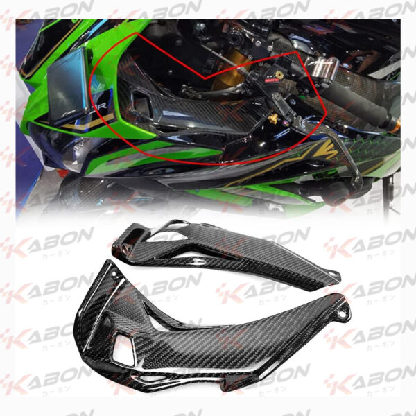 Second image of Kabon X Dry Carbon Side Dashboard - Kawasaki ZX10R 2016-2020