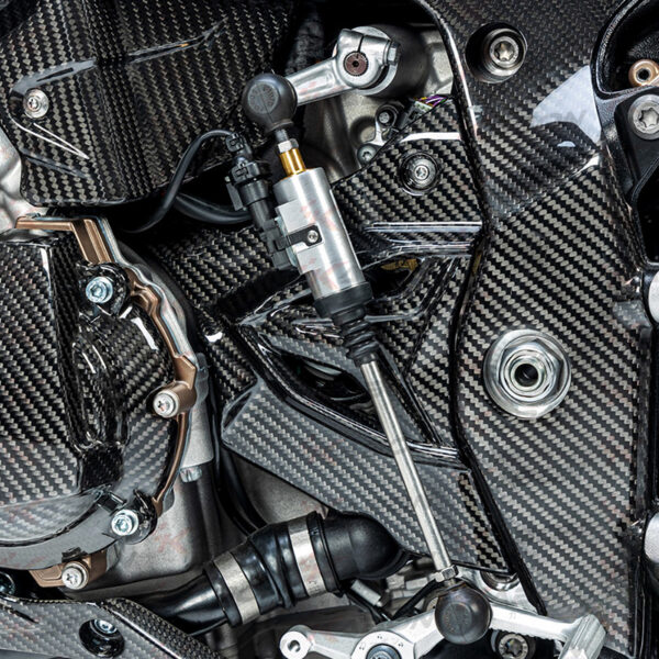 Second image of Kabon X BMW S1000RR 2019-2022 Dry Carbon Front Sprocket Cover