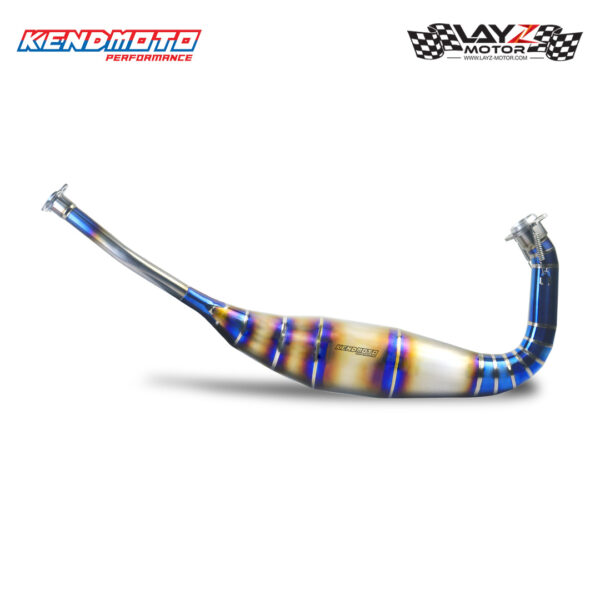 Second image of KENDMOTO header Titanium Kawasaki Ninja RR