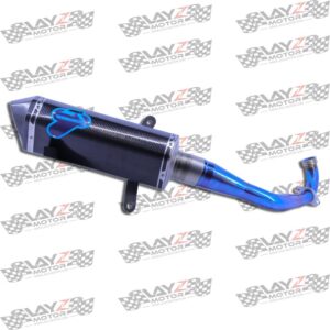 KENDMOTO Header Titanium Blue Yamaha XMAX 250 (Termignoni)
