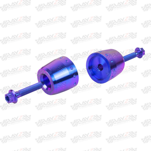 Second image of Kendmoto Bar End Titanium M6 Honda Yamaha Suzuki