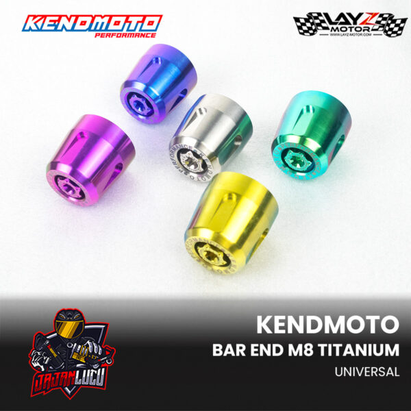 Kendmoto Bar End Titanium M8 Kawasaki