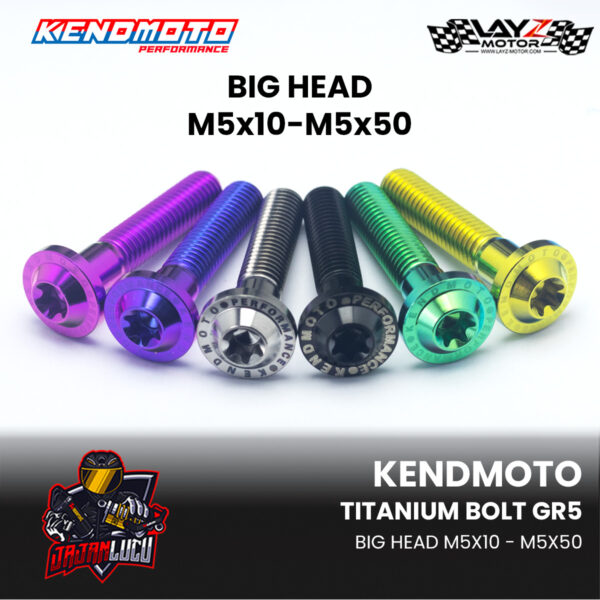 KENDMOTO BAUT TITANIUM BIG HEAD M5