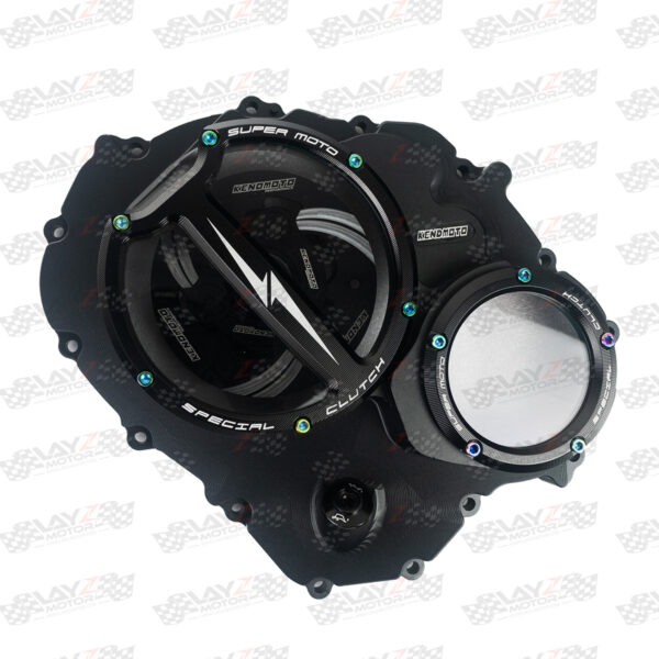 Second image of Kendmoto Kawasaki CB650R Racing Clear Clutch Cover