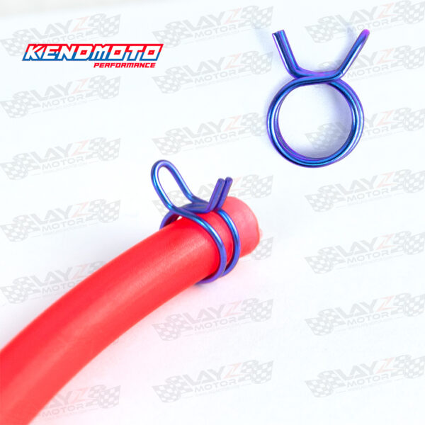 Second image of KENDMOTO HOSE CLAMP KIT TITANIUM
