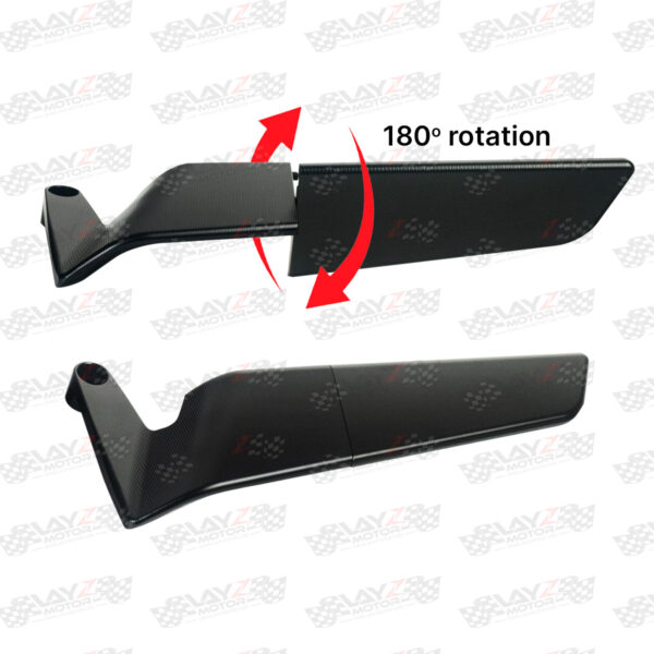 Second image of Kendmoto Spion Mirror Winglet Naked Bike