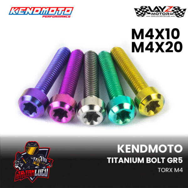 KENDMOTO BAUT TITANIUM TORX M4