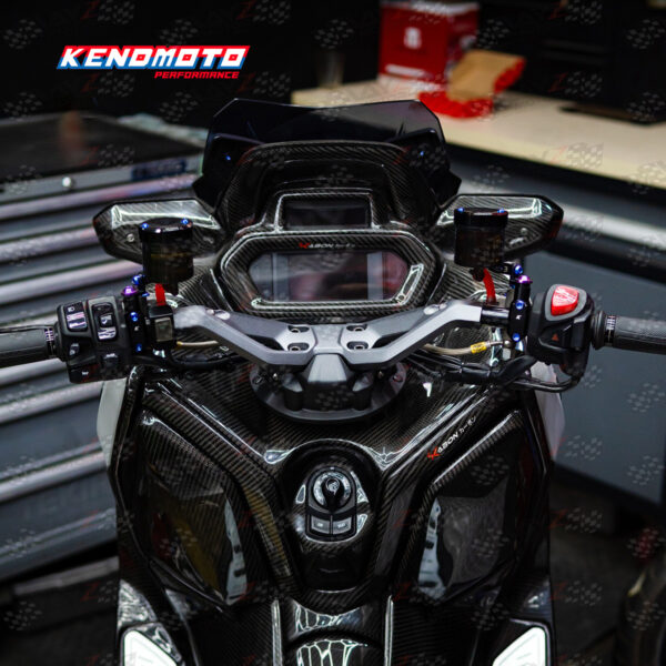 Second image of Kendmoto Handlebar CNC Yamaha New XMAX Connected