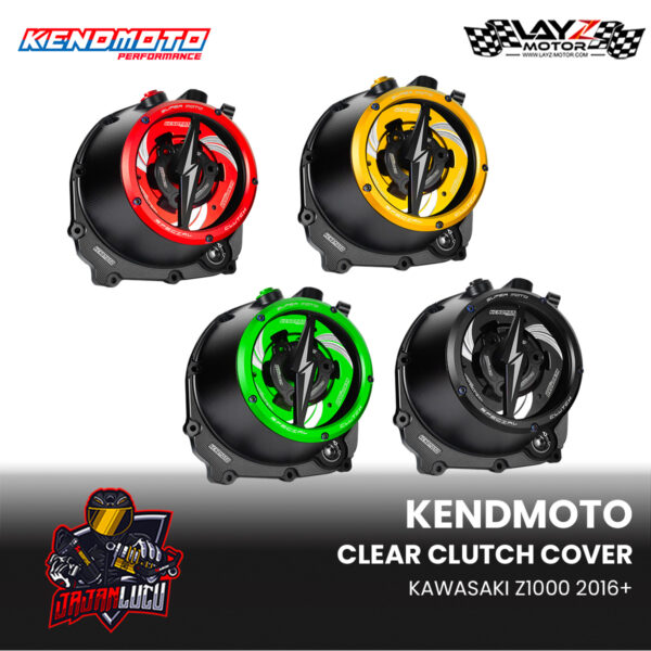 Kendmoto Kawasaki Z1000 2016-2022 Racing Clear Clutch Cover