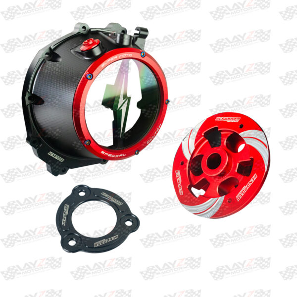 Second image of Kendmoto Kawasaki Z1000 2016-2022 Racing Clear Clutch Cover