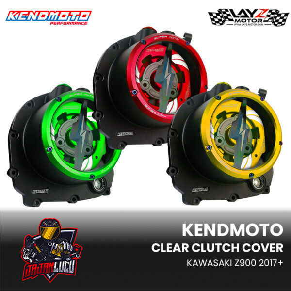 Kendmoto Kawasaki Z900 Racing Clear Clutch Cover