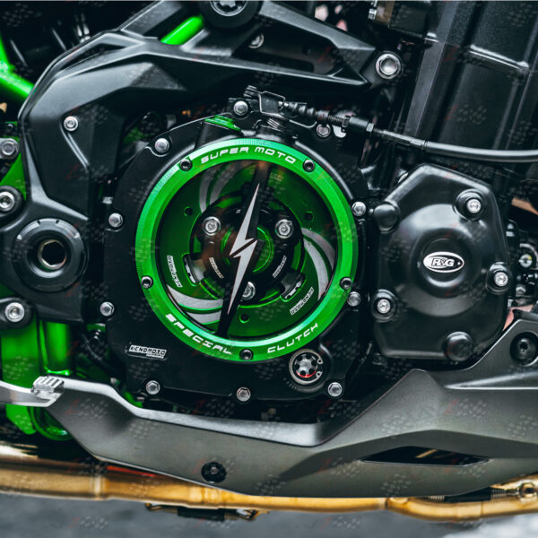 Second image of Kendmoto Kawasaki Z900 Racing Clear Clutch Cover