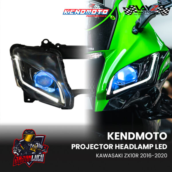 KENDMOTO Headlamp Projector Kawasaki ZX-10R 2016-2020