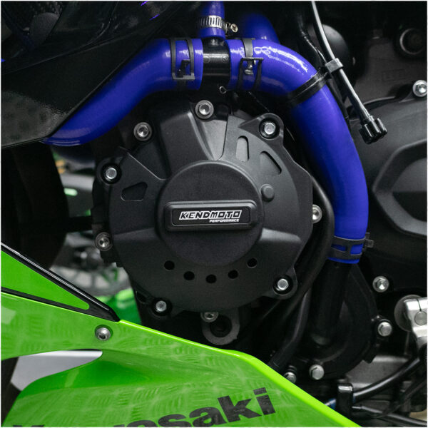 Second image of KENDMOTO Engine Case Cover Kawasaki ZX6 2011-2019