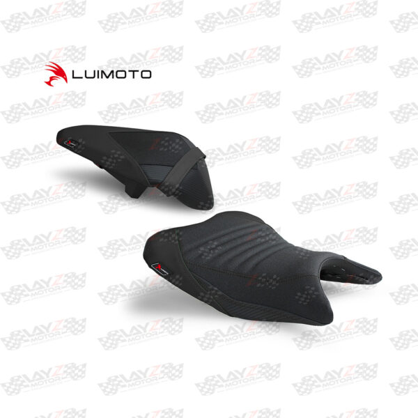LUIMOTO Seat Cover Ninja 250 2018 Rider Passanger Black/Black