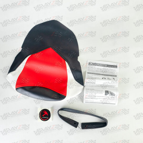 Second image of LUIMOTO Seat Cover R25 Red/White/Black