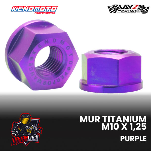 Second image of KENDMOTO MUR GEAR TITANIUM M10X1,25