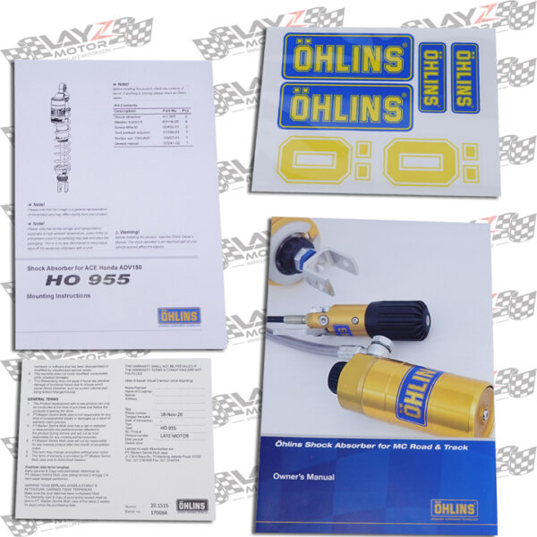 Second image of OHLINS Honda ADV 150 Rear Shock HO 955