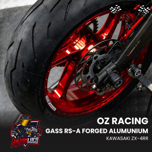Second image of OZ RACING Gass RS-A Forged Wheels - Kawasaki ZX25R ZX4RR