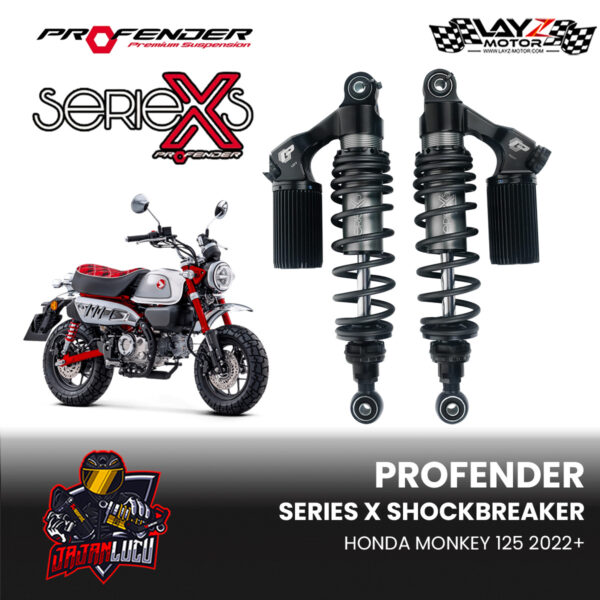 Profender Series X Shockbreaker Belakang Honda Monkey 125 2022+