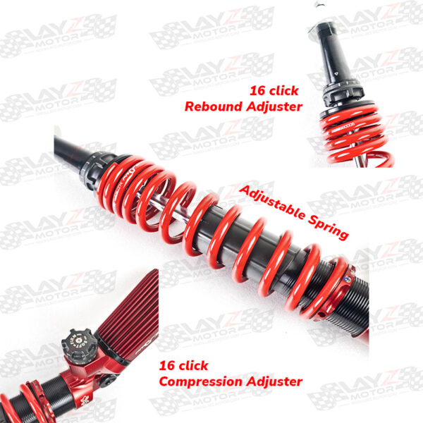 Second image of Profender Series X Shockbreaker Set Vespa Pimavera / Sprint 150 Red