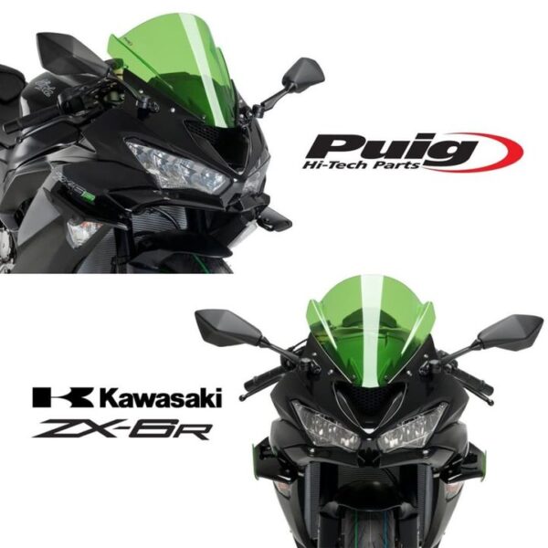 PUIG Downforce Spoilers Kawasaki ZX636 2018-up