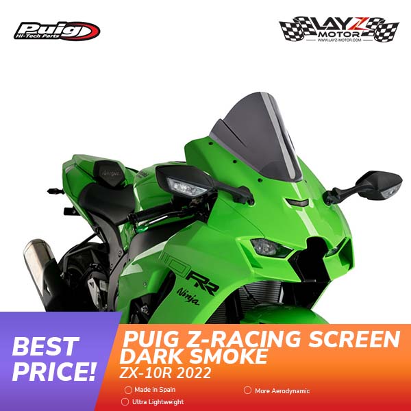 PUIG Windshield Kawasaki ZX10R 2021 Dark Smoke