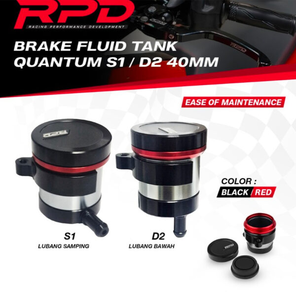 RPD Brake Fluid Tank Quantum 40mm